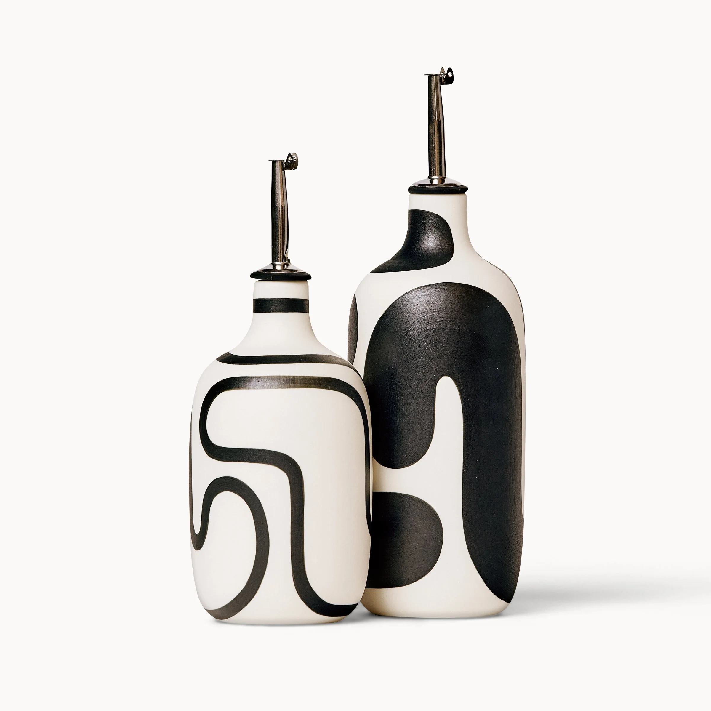 Olive Oil Cruet - Black Color Block — Franca NYC